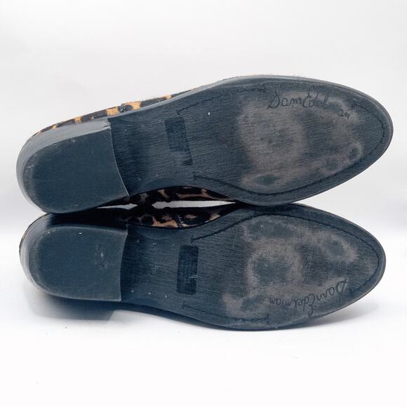 Sam Edelman Women’s Ankle Boots Cheetah Print Mob Wife Retro Glam Zip Size 9.5 - Picture 9 of 9